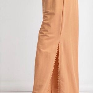Easel Camel Wide Leg Pants